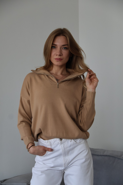 Джемпер коричневый