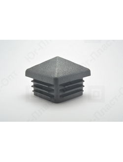 Заглушка для труб 50Х50 мм домик пластиковая