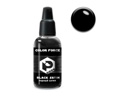 Pacific88: Краска акриловая Aero COLOR FORCE 0004 "Чёрный сатин" (18 мл.)