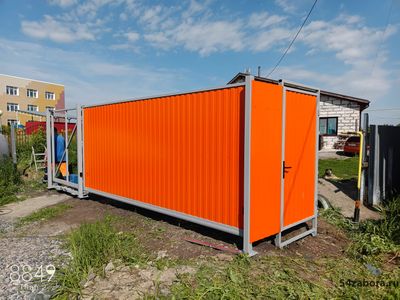 Ворота откатные на винтовых сваях