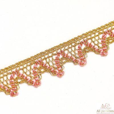 Кружево металлизированное 288