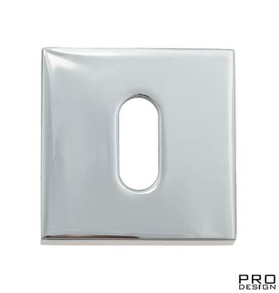 Накладка под ключ буратино на квадратном основании Fratelli Cattini KEY 8-CR полированный хром 2 шт.