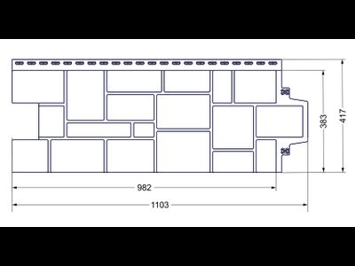 "КРУПНЫЙ КАМЕНЬ", ЦВЕТ БЕЖЕВЫЙ, СЕРИЯ СТАНДАРТ