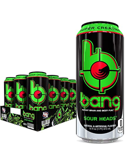 Энергетический напиток BANG  Sour Heads 473мл (12)