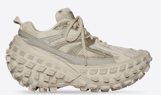 Balenciaga MEN'S DEFENDER TRAINERS IN BEIGE