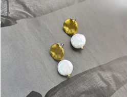 Серьги с Барочным жемчугом