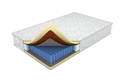 Ортопедический матрас с наполнителем из латекса и кокосовой койры, высокий ортопедический эффект -  Комфорт Триумф