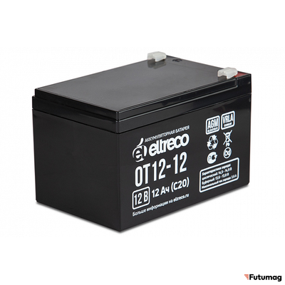 Аккумулятор Eltreco 6-F-12 (12V12A/H C20)