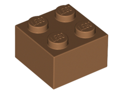 Brick 2 x 2, Medium Nougat (3003 / 4645062 / 6058085)