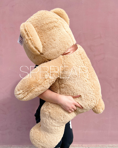 Большой плюшевый медведь 160 см кремовый Феликс