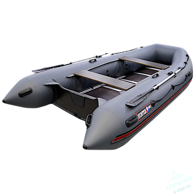Лодка ПВХ Hunterboat Хантер Классика 390New2022 Серая