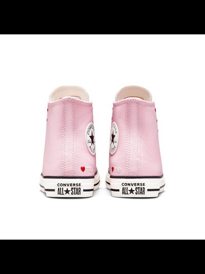 Converse Chuck 70 Valentines Day розовые высокие с губками