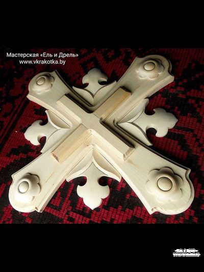 Резьба по дереву, крест