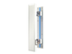 Арт. 125х35 Glass Facet Premium White, L-700 мм