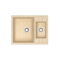 Мойка мат. 190Q06 (слон.кость) Zett lab.