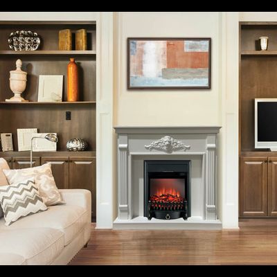 Электрокамин Lio WT с очагом Fobos