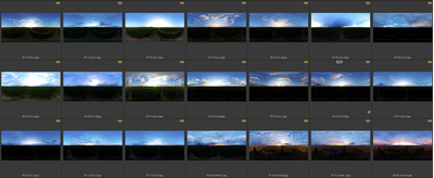 коллекция HDRI - Вечер, утро