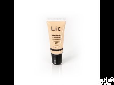 Lic Крем тональный мини-версия Soft Velvet Foundation Mini version тон 03Y 10 мл