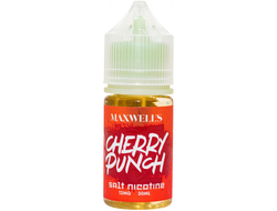 MAXWELLS SALT (12 MG) 30ml - CHERRY PUNCH (ВИШНЕВЫЙ ПУНШ)