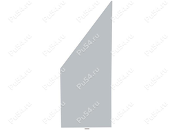Стекло ветровое катера Салют 480 (левая половинка) из МПК Полиуретан 50-44-6173-1