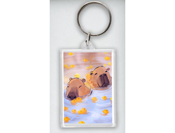 Брелок акриловый Капибара, Kapibara-san №4