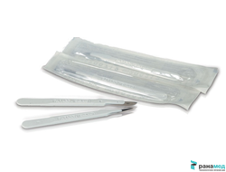 Скальпели Сванн-Мортон №11P (лезвие с пластиковой ручкой)