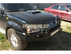 Передний силовой бампер серии Трофи на NISSAN NP300 2010-2015 (02.016.03)