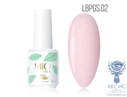 MIOnails Жидкий полигель с шиммером # 02