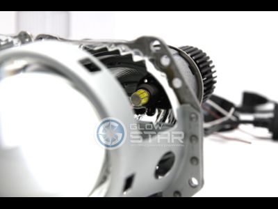 Комплект Hella 3R (5R) H7 с Led лампами H7, M9 3D LED360 35W, 5500K - 6000K