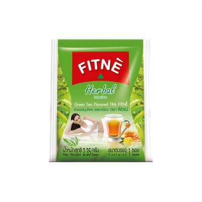 Тайский травяной зелёный чай Fitne Herbal Infusion Green Tea Flavored (70,5 гр, 30 саше)