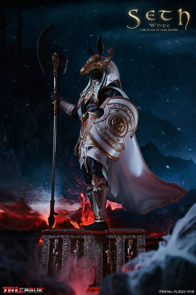 Сет в белом  - КОЛЛЕКЦИОННАЯ ФИГУРКА 1/6 scale Seth -White (PL2022-191B) - TBLeague