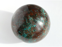 Шар из Хризоколлы (75 мм, 652 г) №5651