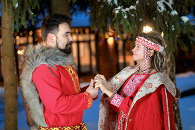 Царская славянская рубаха