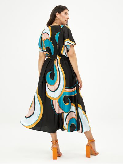 Нарядное платье с поясом