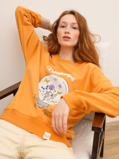 ЖЕНСКИЙ СВИТШОТ "ЦВЕТОЧНАЯ ИДЕЯ"