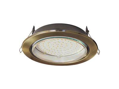 Светильник встраиваемый Ecola GX70-H5 Черненая бронза 53x151 FN70H5ECB