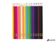 Карандаши цветные ПИФАГОР, 18 цветов, классические, заточенные, картонная упаковка. 180297