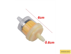 Фильтр топливный под шланг 6мм (с магнитом)