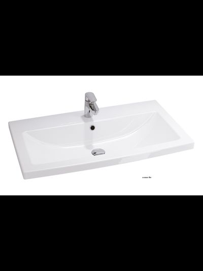 Раковина встраиваемая Cersanit COMO 40 50 60 70 80 100 см белая с отверстием