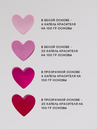 Пигмент косметический Розовый. Пр-во РФ