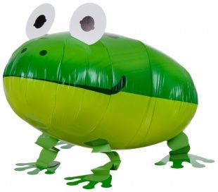 Ходячая Фигура, Лягушка, Зеленый, 1 шт  (61 см)