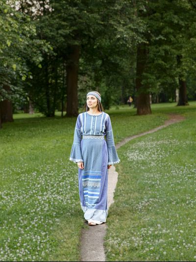 Платье &quot;Лебёдушка&quot; крапива