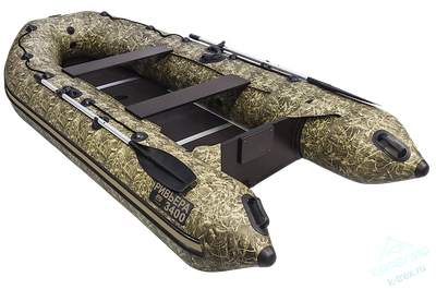 Лодка ПВХ Мастер Лодок Ривьера Компакт 3400СК Камуфляж Камыш