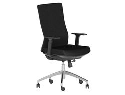 Кресло с низкой спинкой ТЕСЛА черный