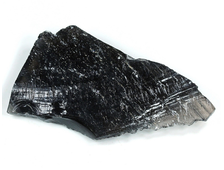 Обсидиан черный, необработанный образец, Армения (56*34*15 мм, вес: 22 г) №26528