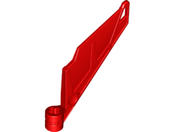 Bionicle Wing Small / Tail with Axle Hole, Red (61800 / 4528021 / 6215638)