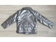 М.1803 Куртка кожаная  серебро (110,116)