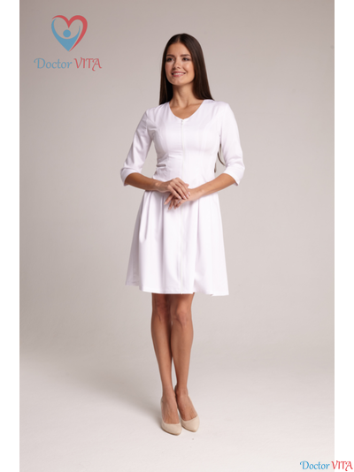 ПЛАТЬЕ медицинское Dr.Super &quot;Lucky&quot; белое