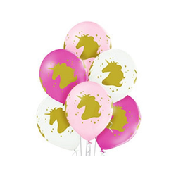 Воздушный шар "Единорог. Голова" 36 см.