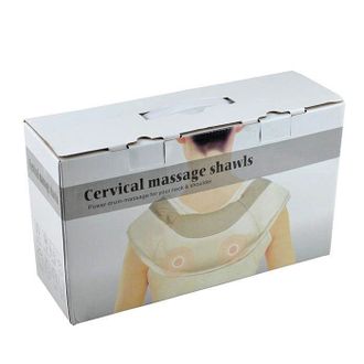 УДАРНЫЙ МАССАЖЕР ДЛЯ ШЕИ И ПЛЕЧ CERVICAL MASSAGE SHAWLS ОПТОМ